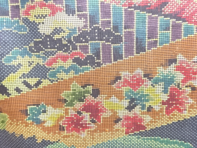 Japanese Kimono / Tsumugi Silk